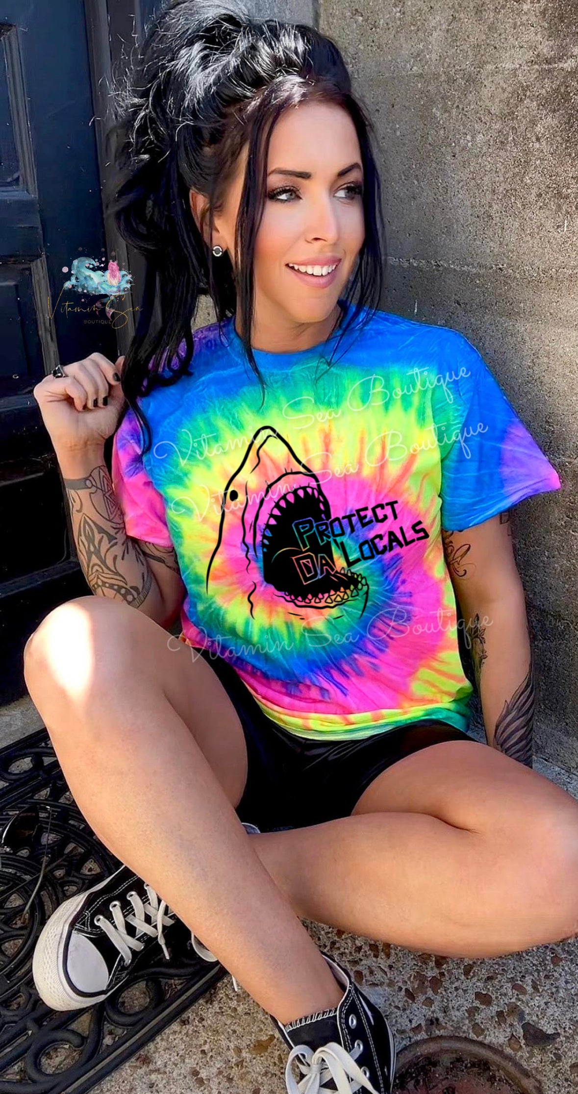 Protect Da Locals Limited Edition Tie Dye Tee