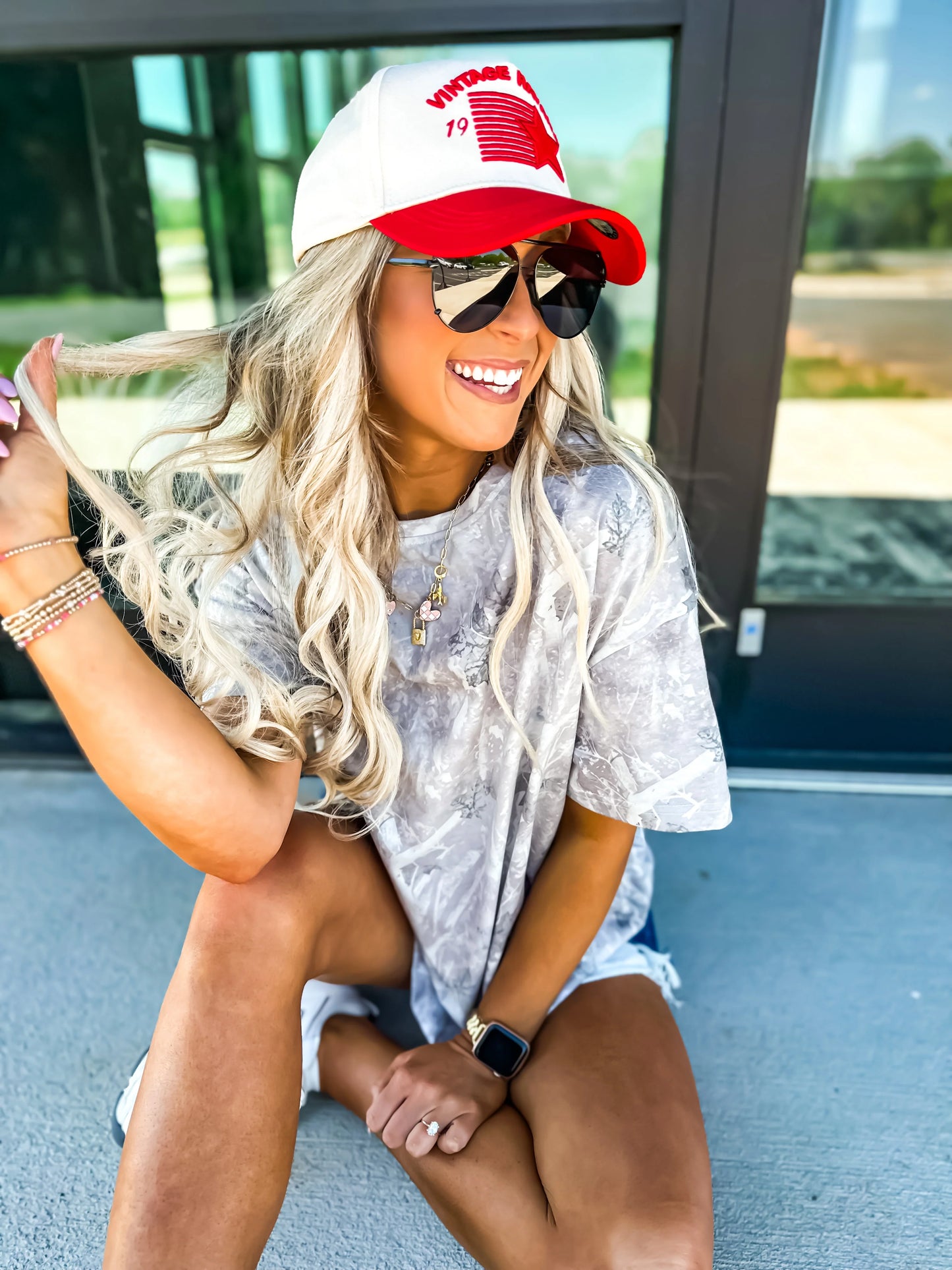 Iced Out Camo Oversized Tee
