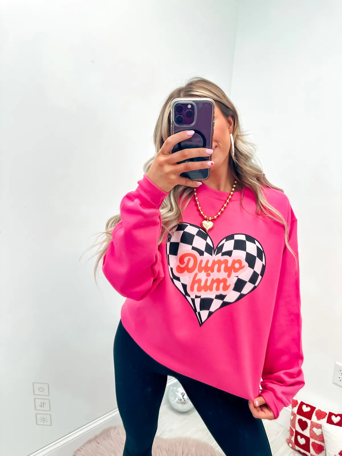 Dump Him Heart Sweatshirt