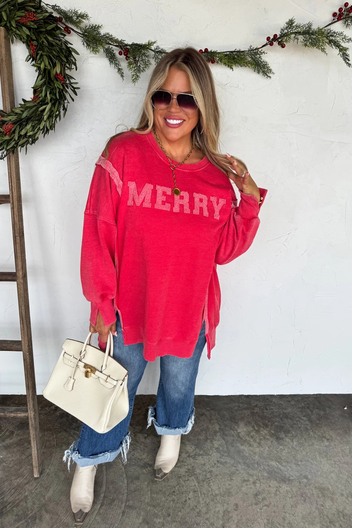 PREORDER Merry Classic Crew Pullover