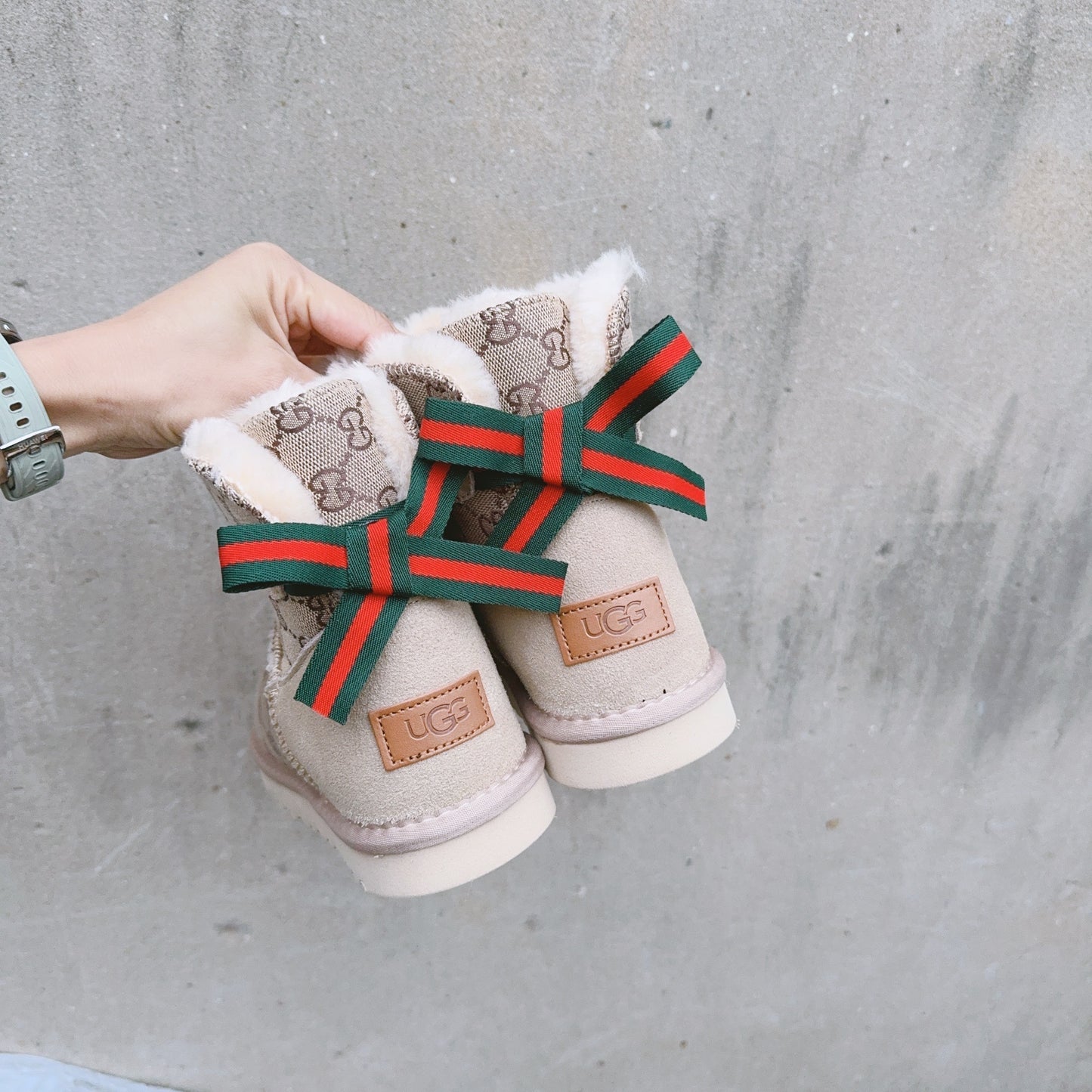 PREORDER Preppy Holiday Bows Mini Boots