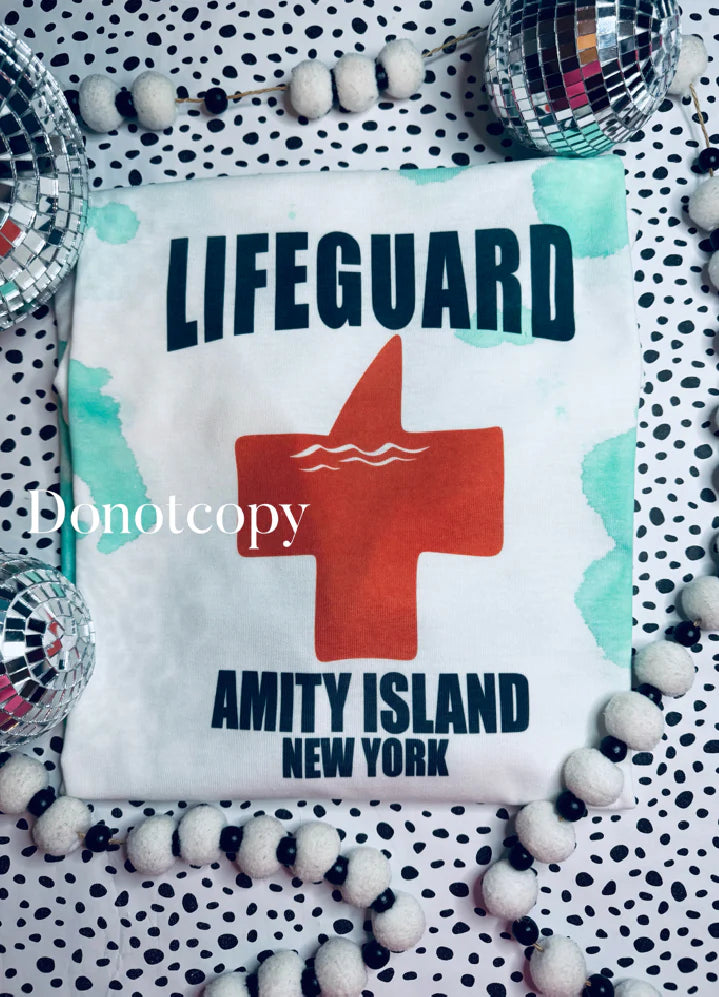 Lifeguard Tie Dye Tee/Sweatshirt