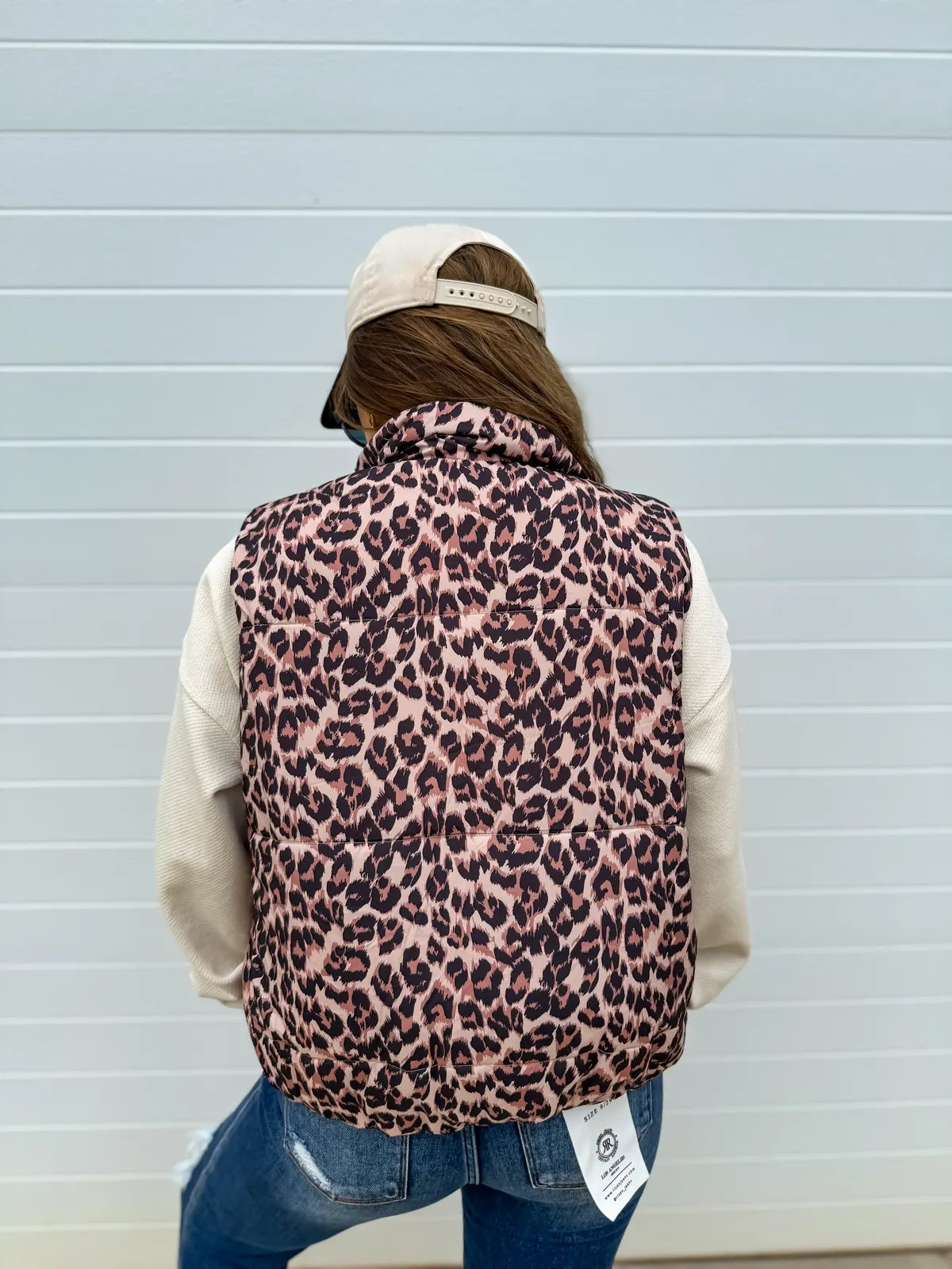 PREORDER Leopard Puffer Vest