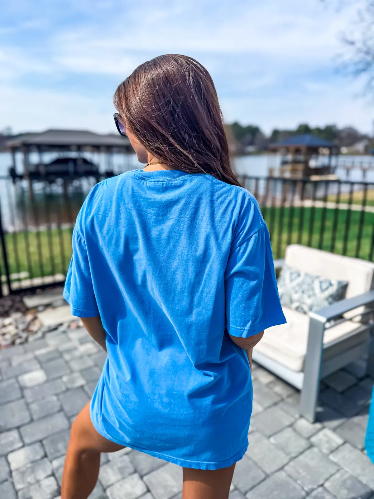 Electric Blue Outer Banks Tee