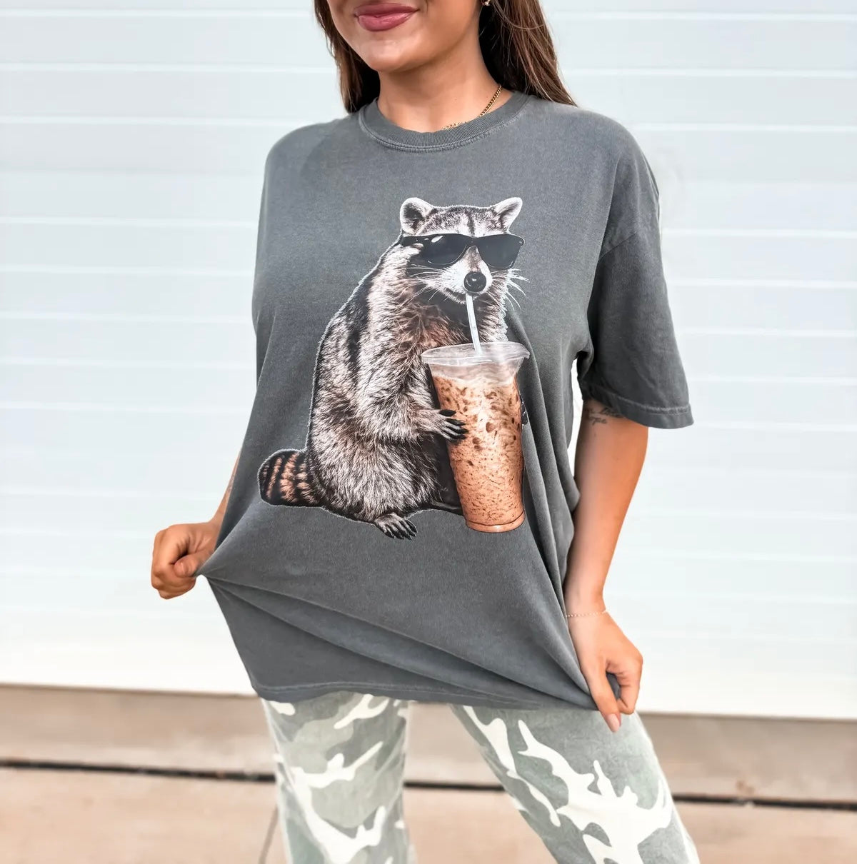 Raccoons & Coffee Tee