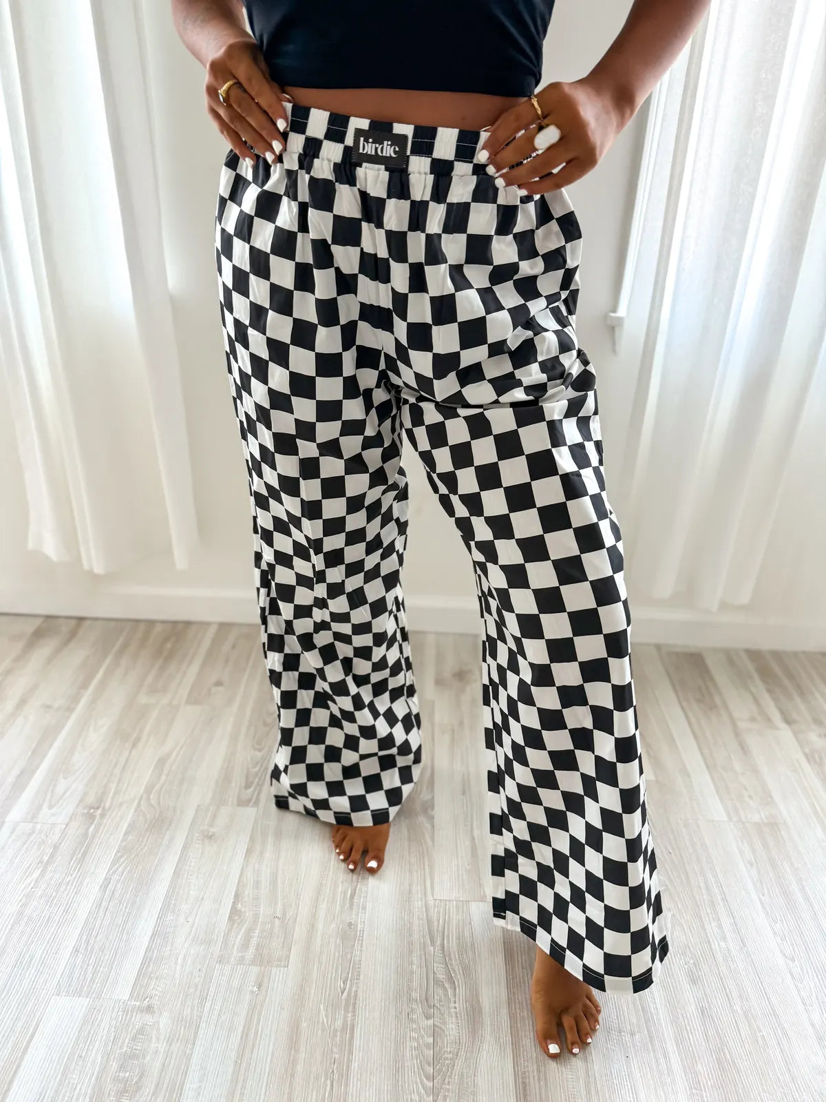 PREORDER Checkered Boxer Pants