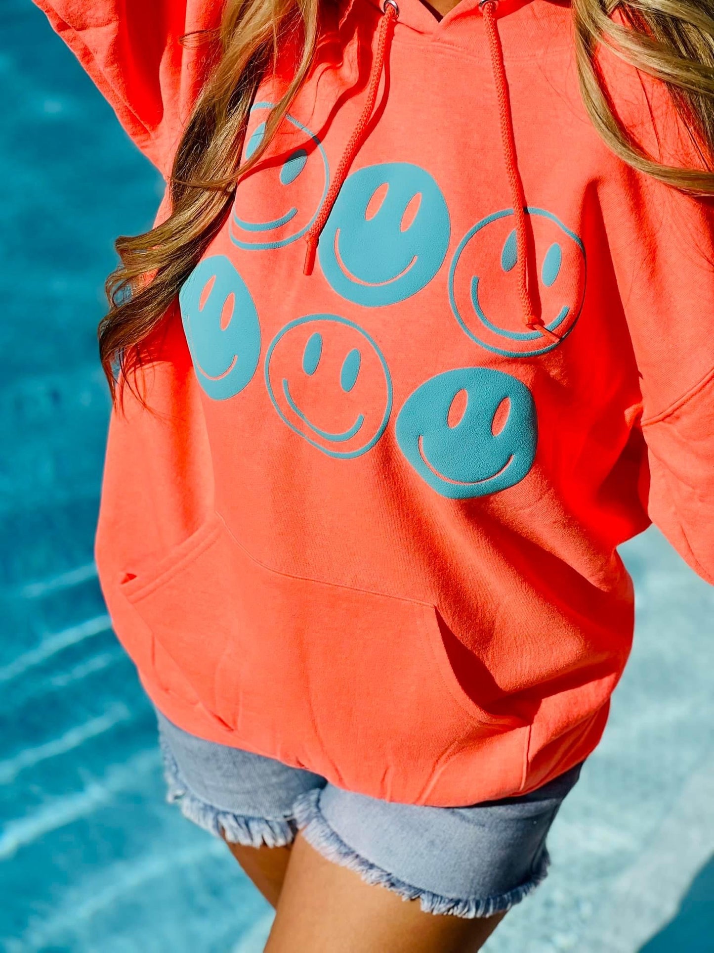 Smiley Neon Tee/Hoodie