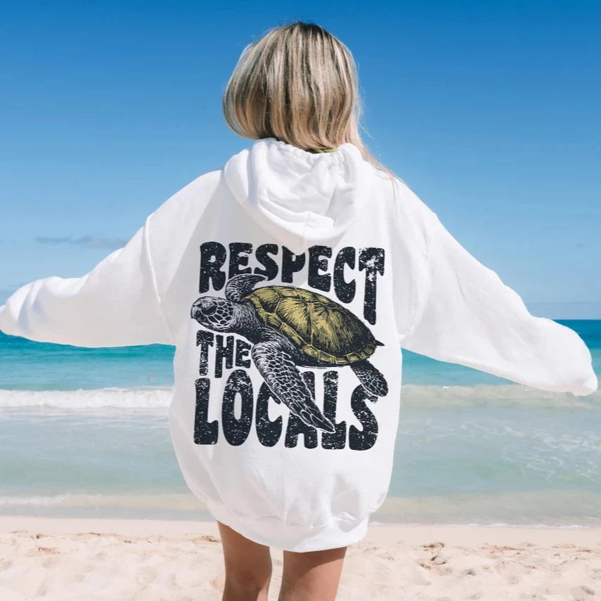 Respect the Locals Honu Tee/Hoodie