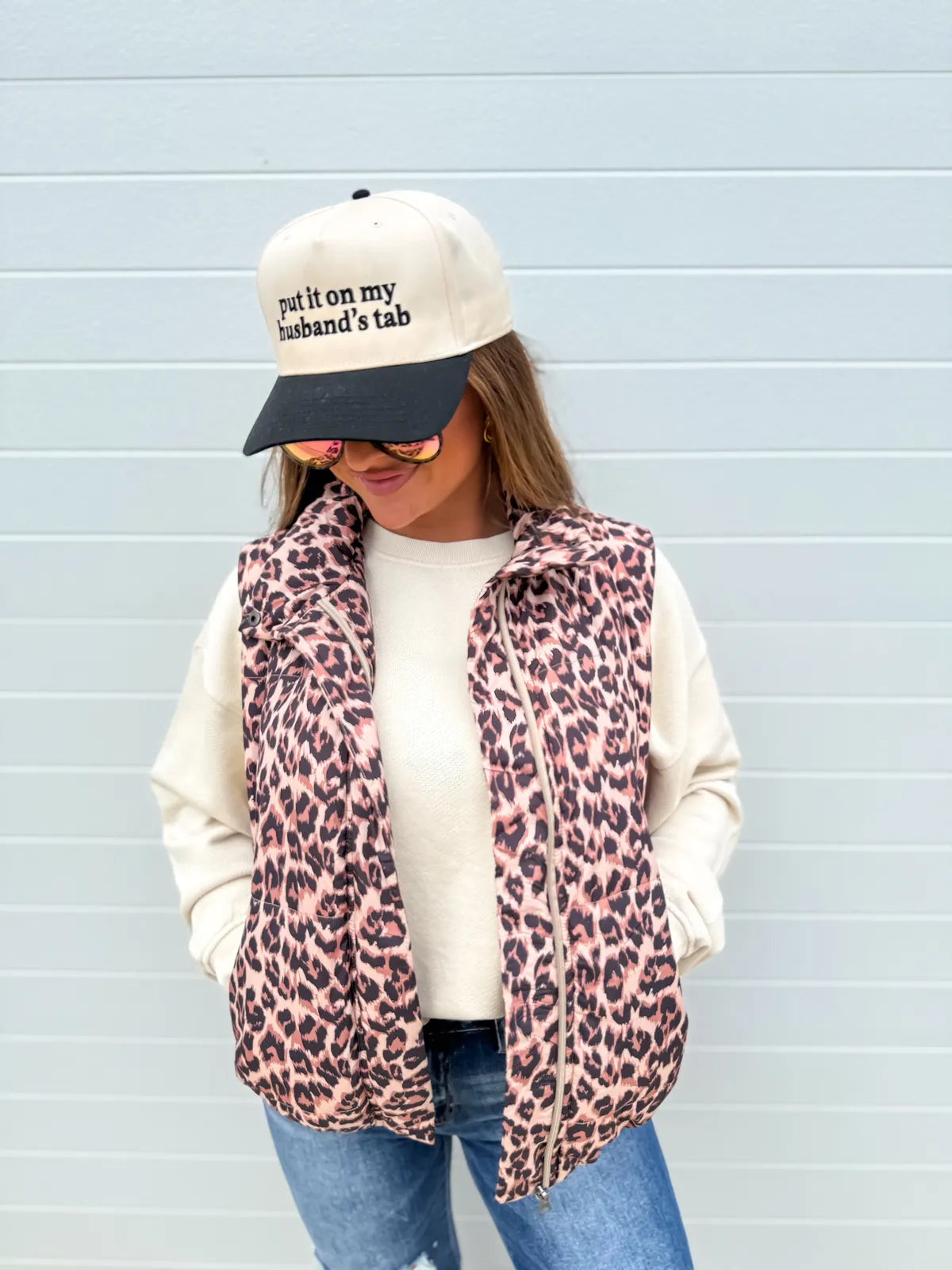 PREORDER Leopard Puffer Vest