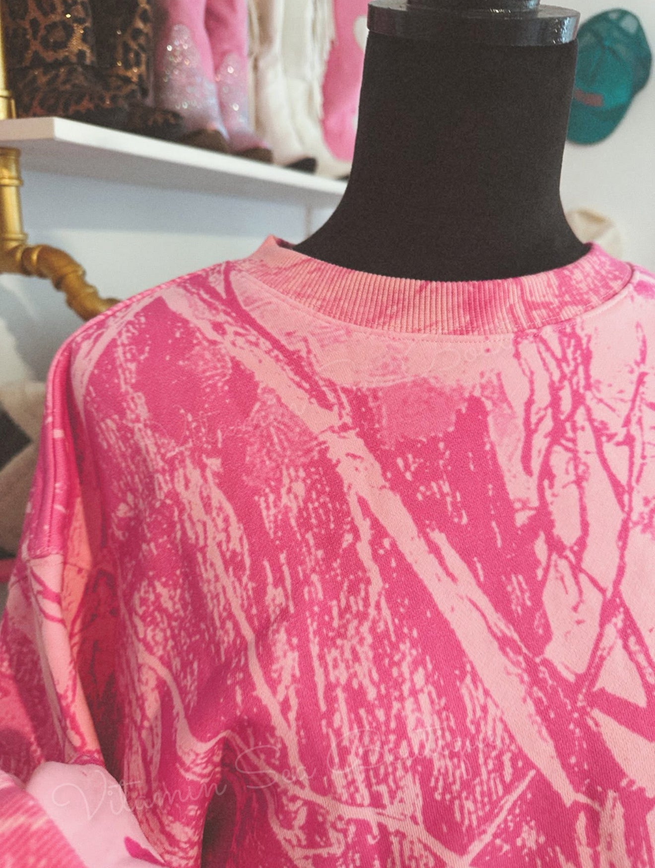 PREORDER Hot Pink Camo Sweatshirt