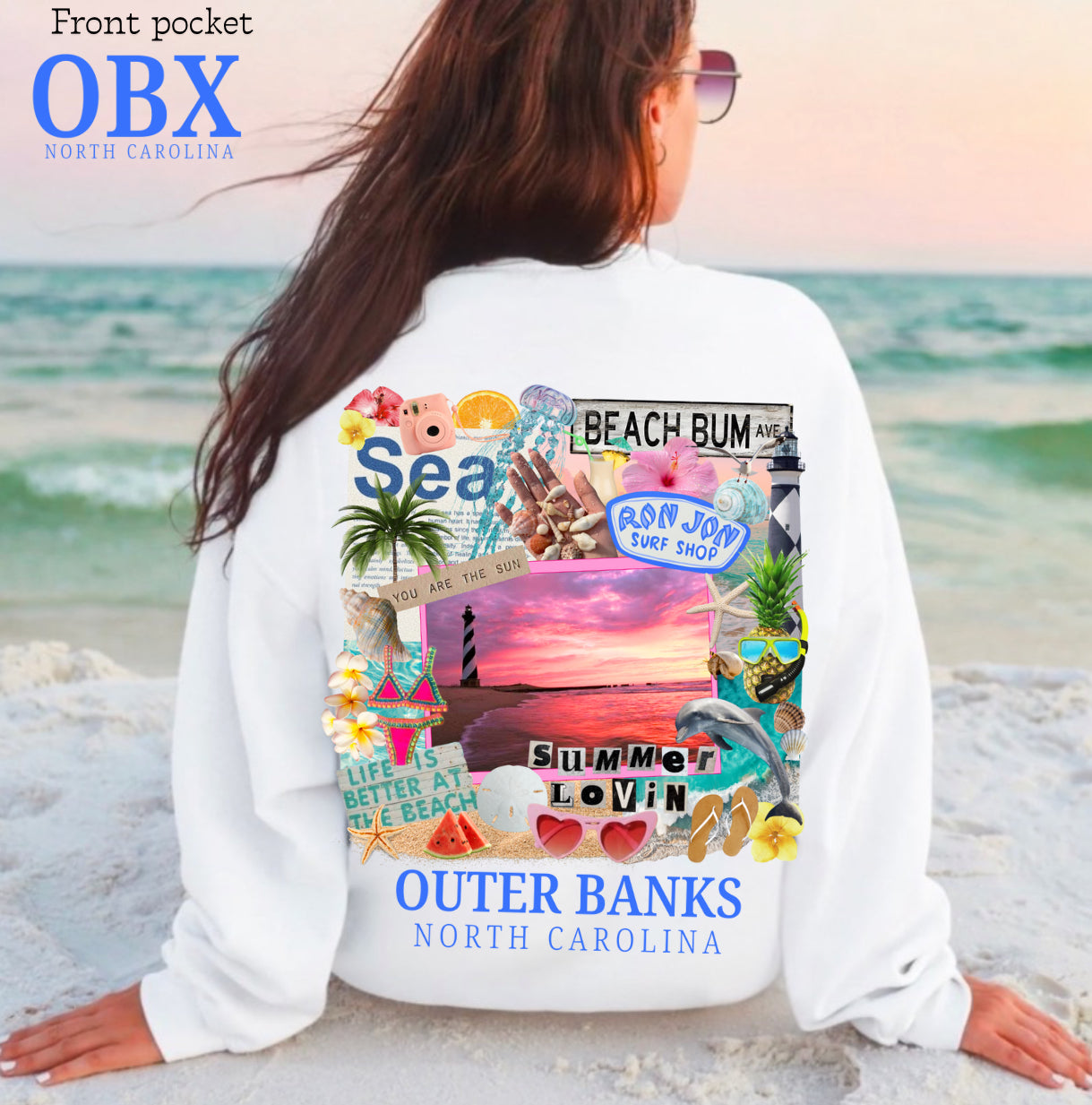Outer Banks NC Collage Tee/Sweatshirt