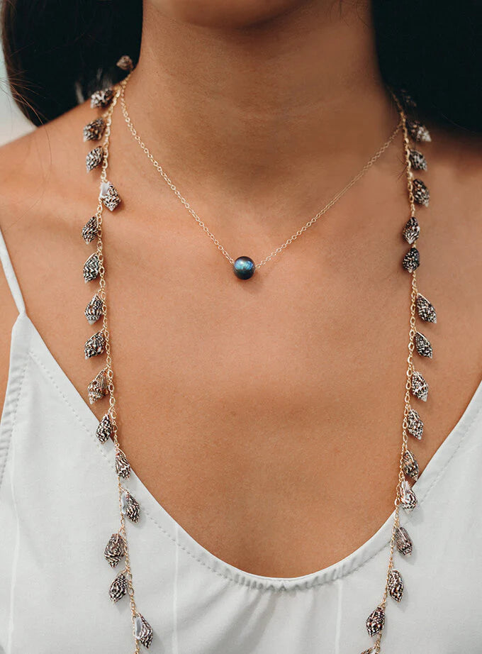 Freshwater Pearl Floating Necklace