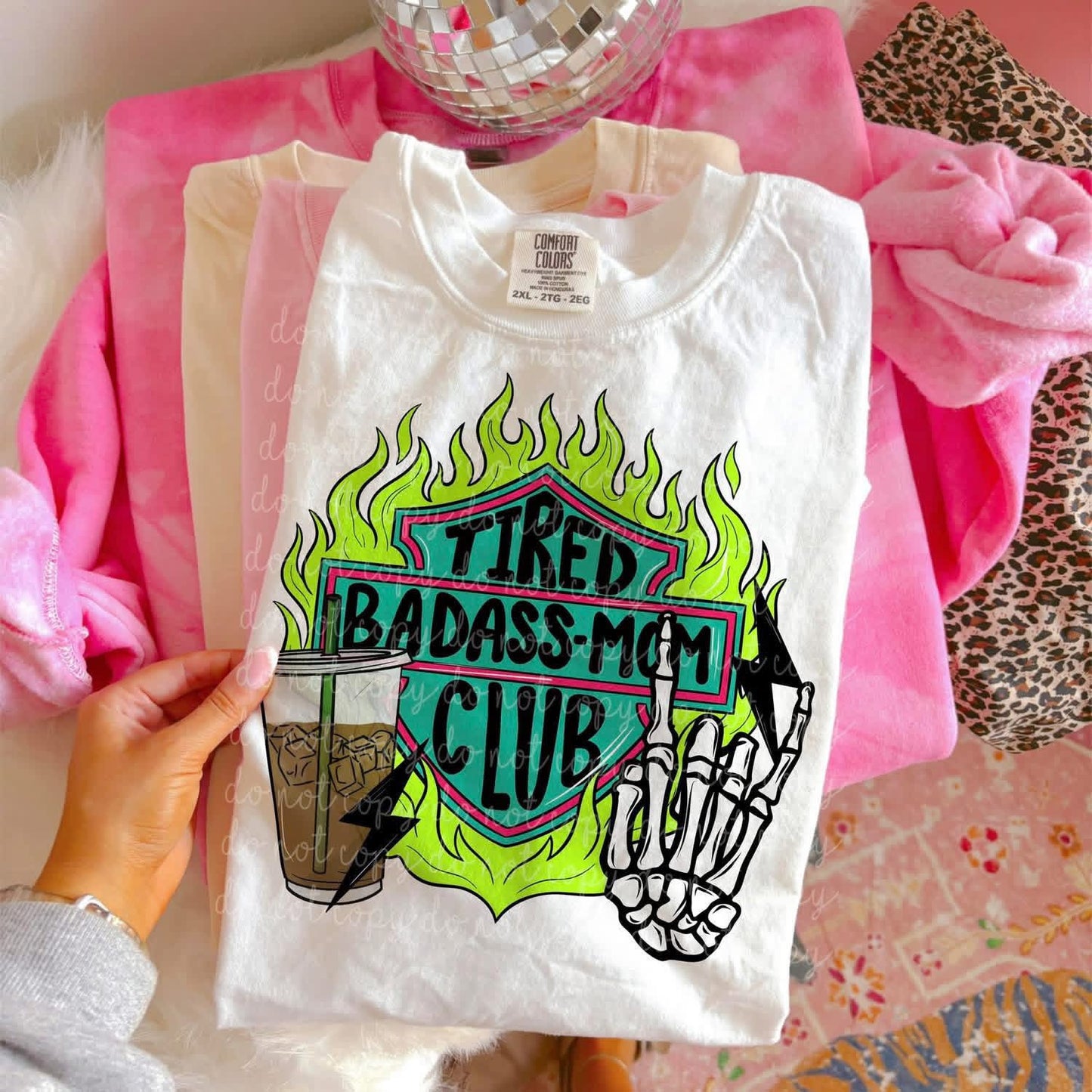 Retro Tired Mom Club Tee/Sweatshirt