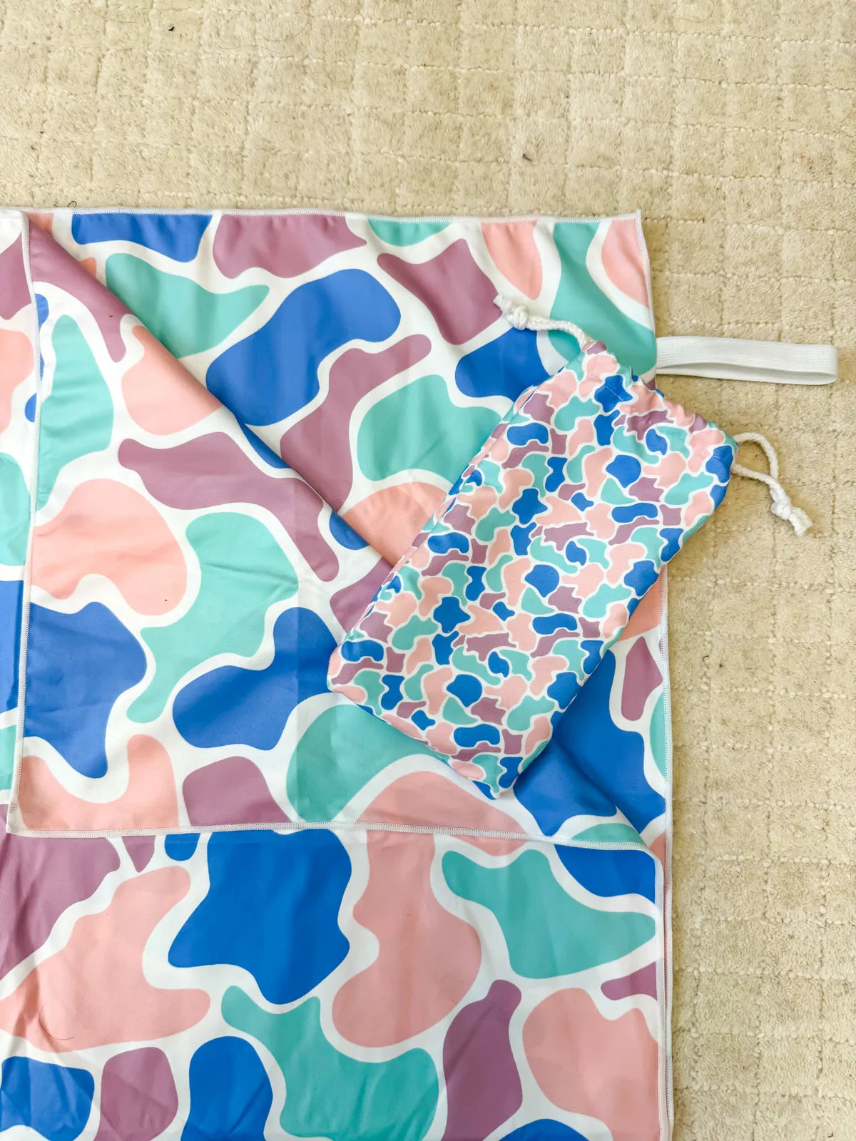Pastel Duck Camo Quick Dry Towel