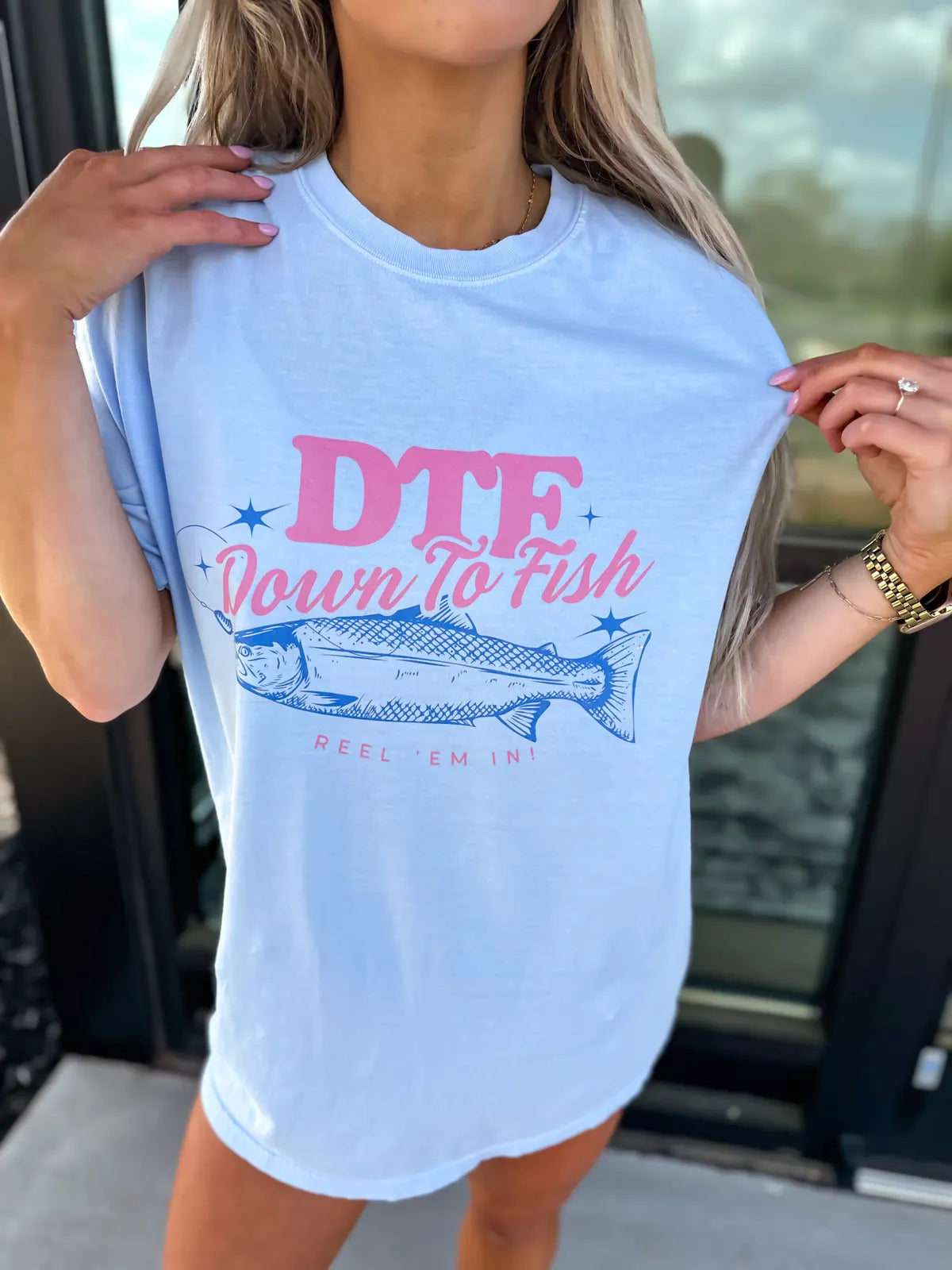 DTF Down To Fish Tee
