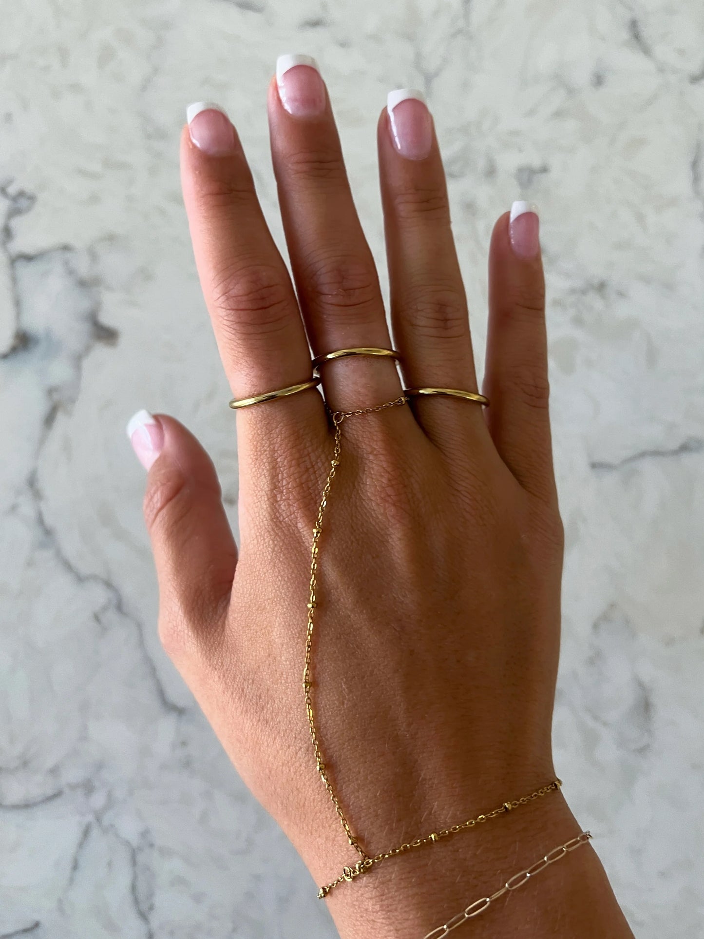 Dainty Gold Ring Trio