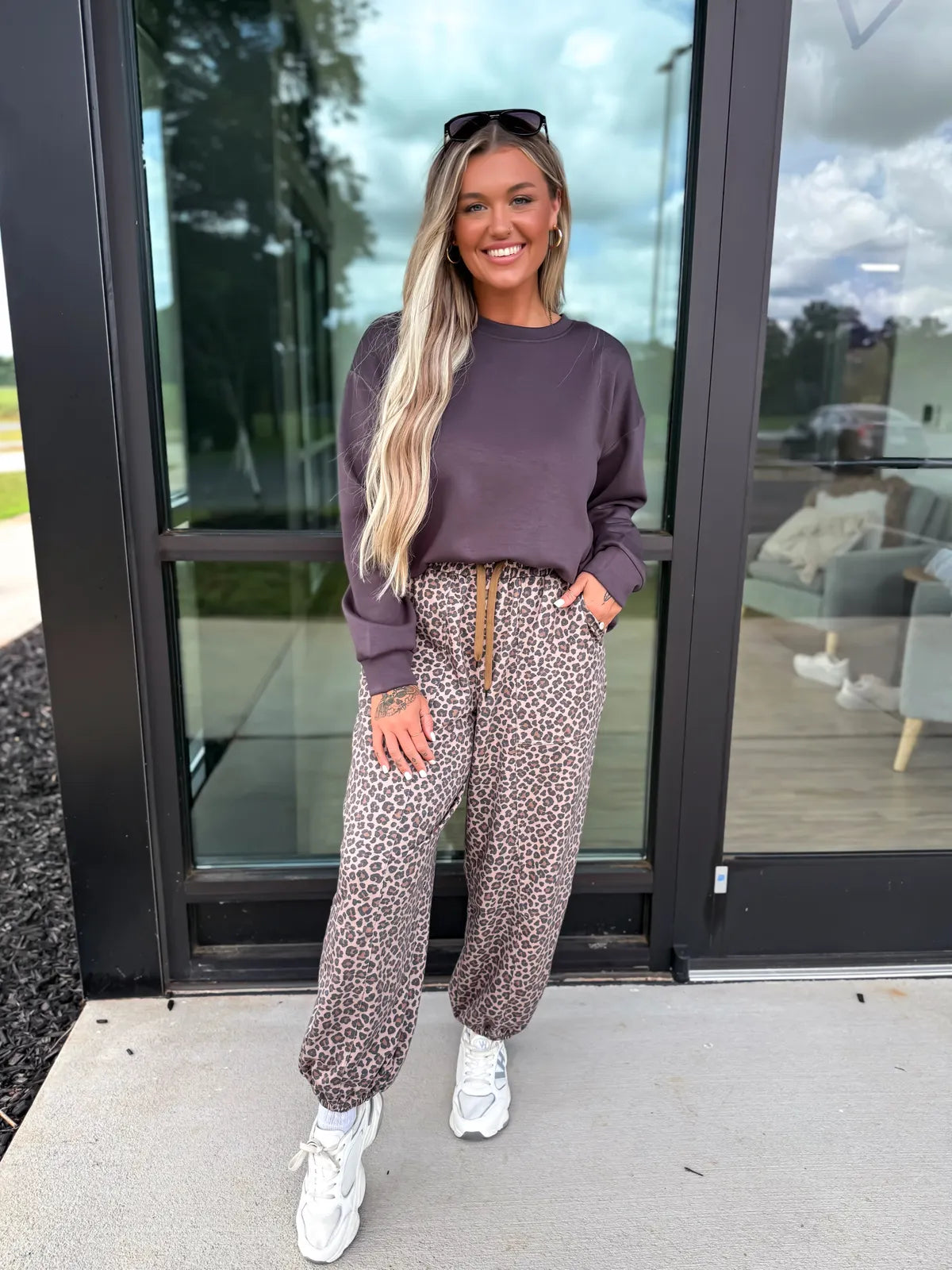 PREORDER Leopard Cloud Joggers