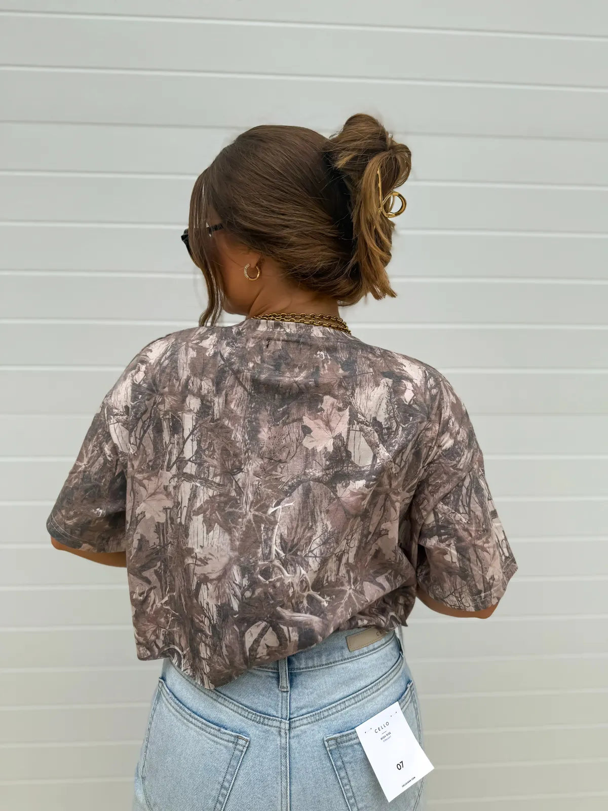 Howdy Camo Cropped Tee