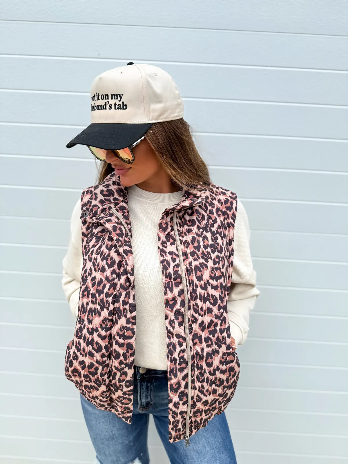 PREORDER Leopard Puffer Vest