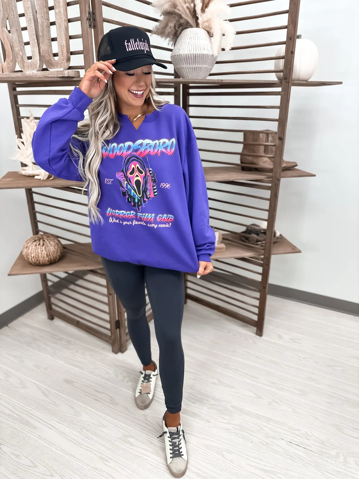 Woodsboro Purple Sweatshirt