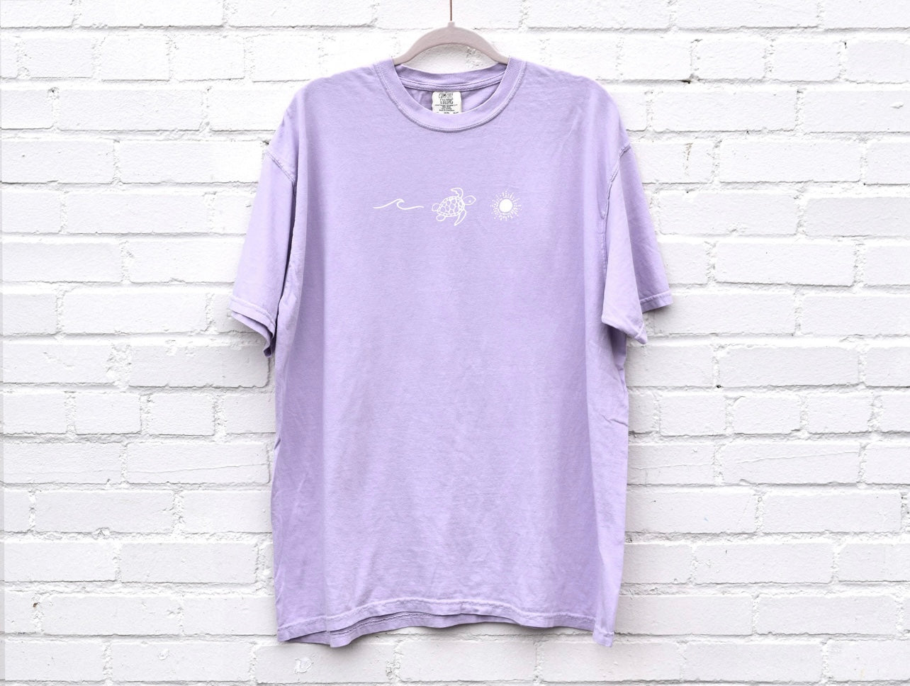 Wave Turtle Sunset Tee