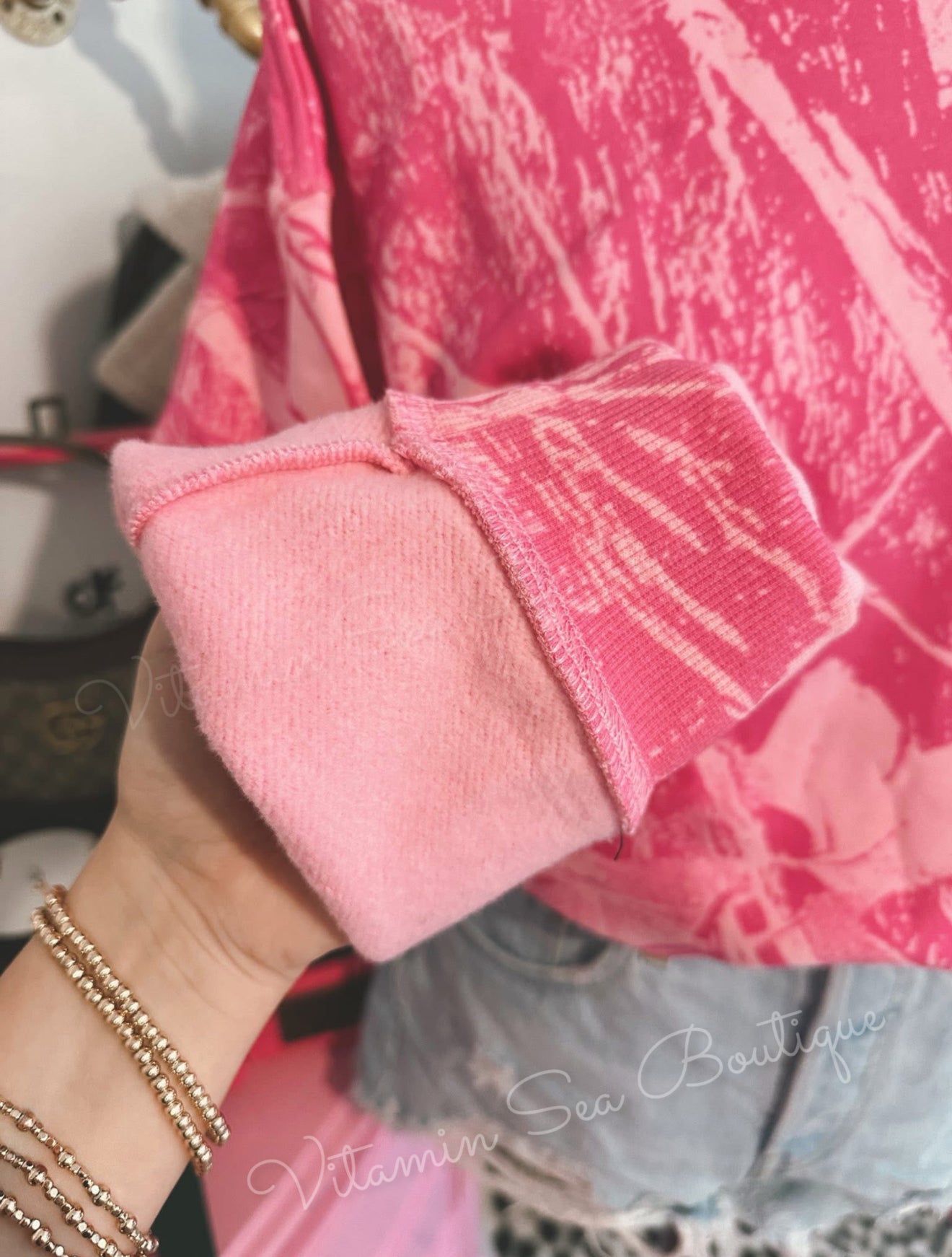 PREORDER Hot Pink Camo Sweatshirt
