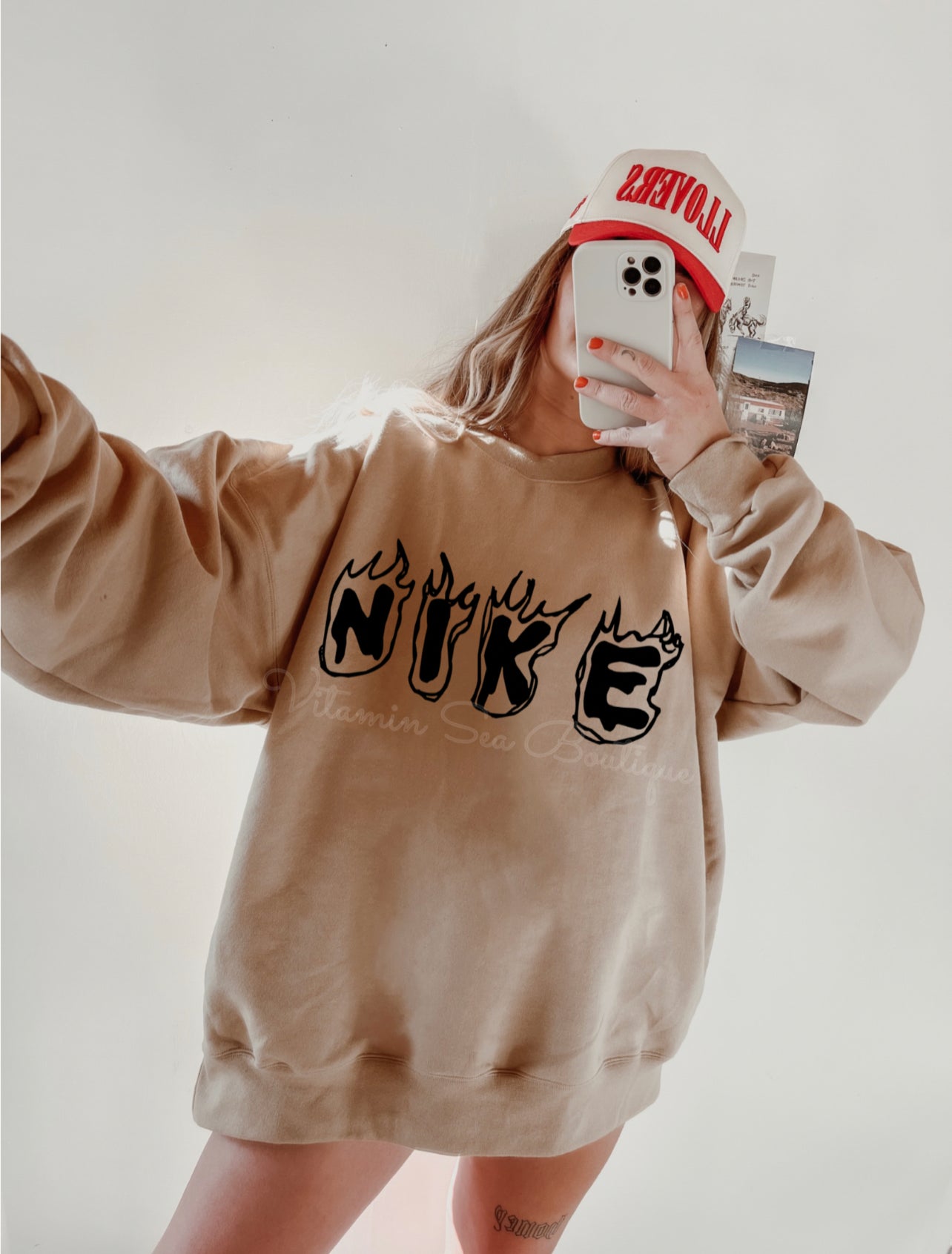 Preppy Fire Tee/Sweatshirt