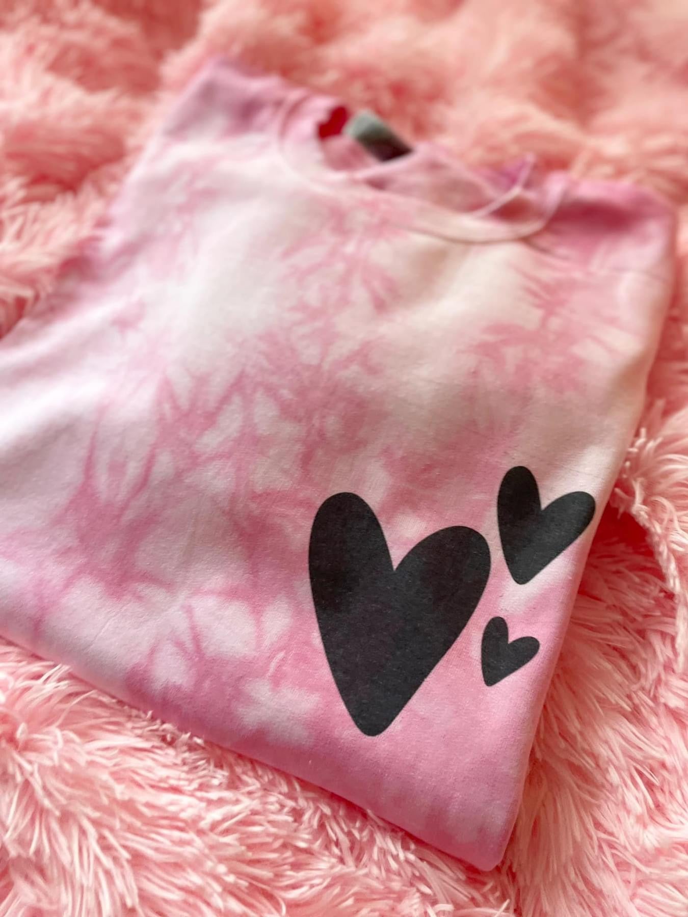 My Heart is the Size of My… Tie Dye Tee/Sweatshirt
