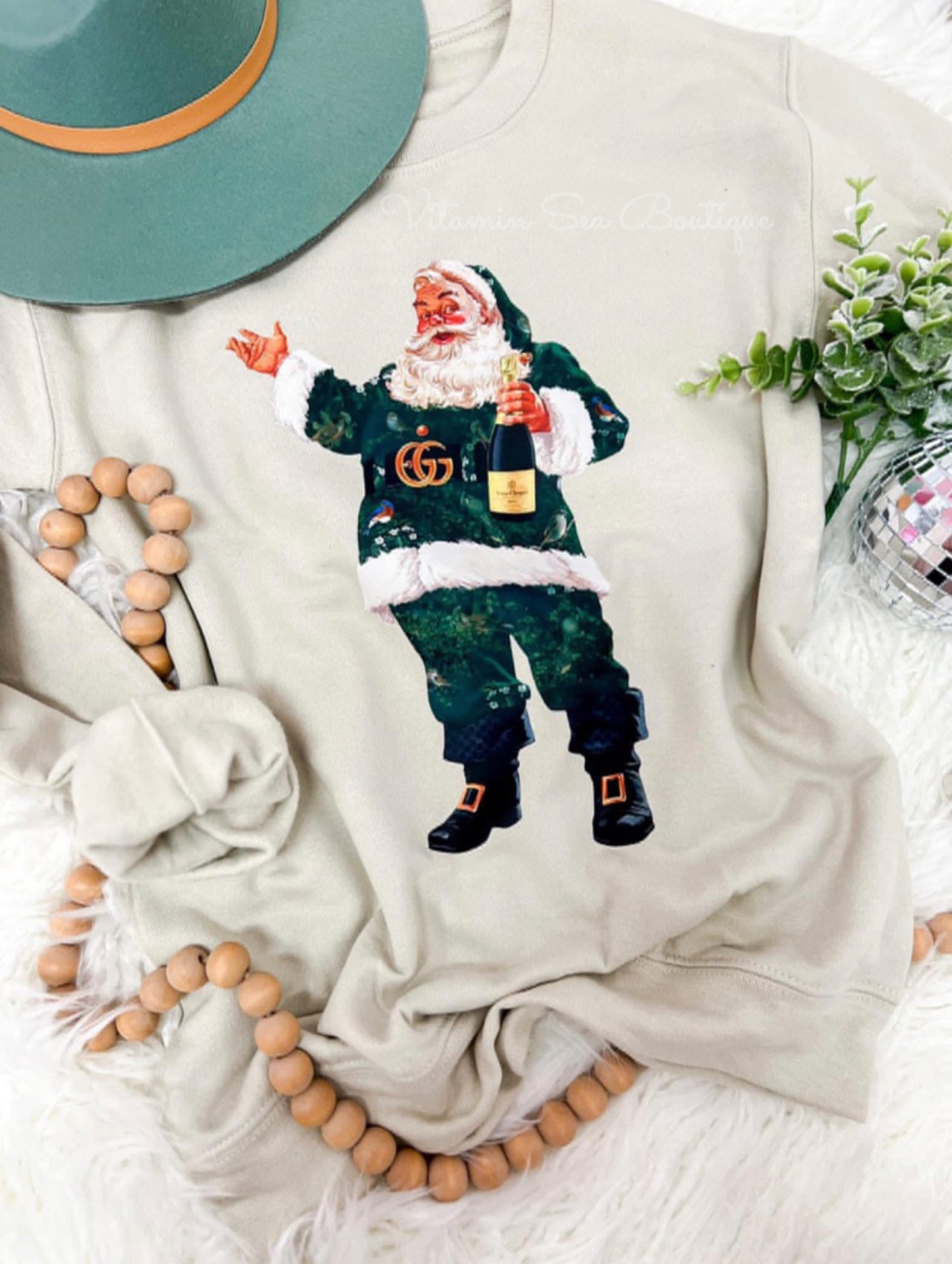 Preppy Santa Tee/Sweatshirt