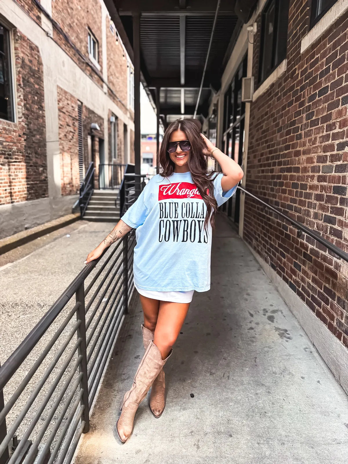 Blue Collar Cowboys Tee
