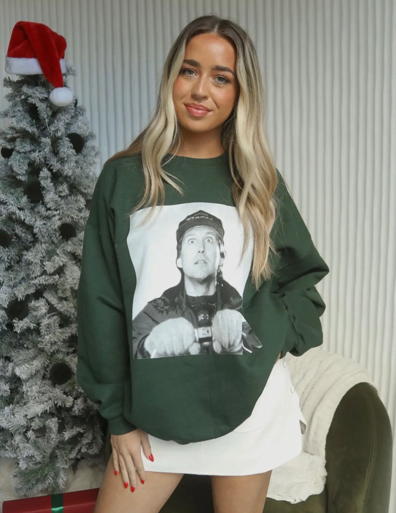 Clark Xmas Lights Sweatshirt