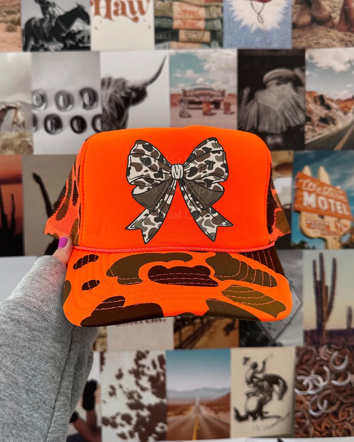 Camo Bow Hats