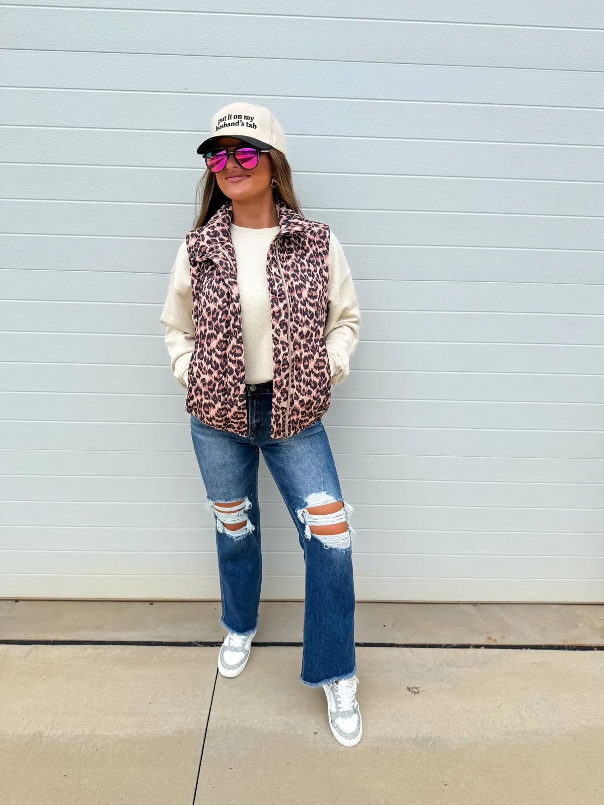PREORDER Leopard Puffer Vest