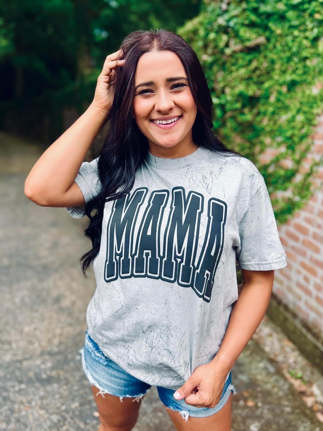 Mama Puff Smoke Marble Tee