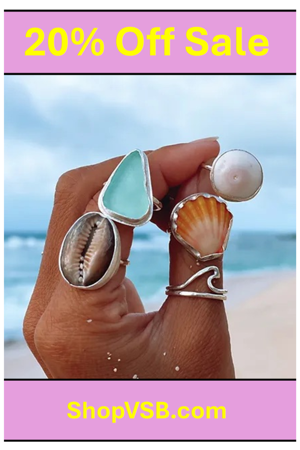 Puka Shell Ring