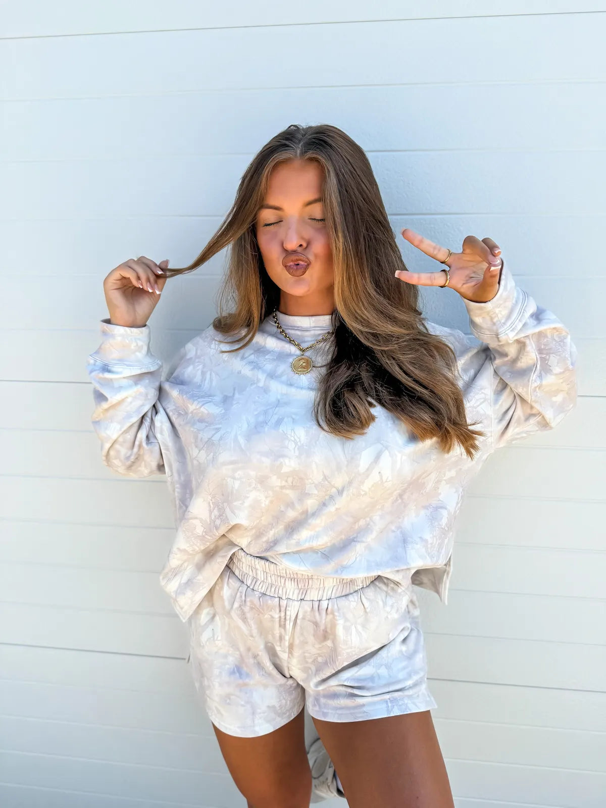 PREORDER The Butter Camo Set in Vanilla Cream
