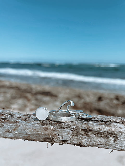 Mini Cat Eye Shell Ring