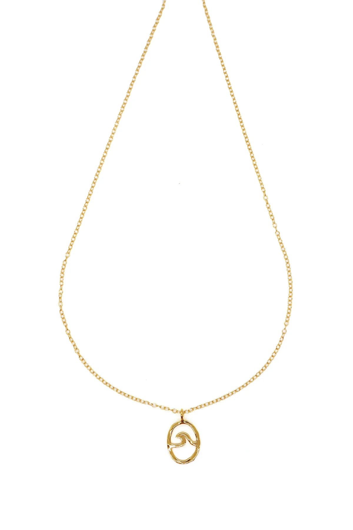 Petite Peahi Wave Pendant Necklace
