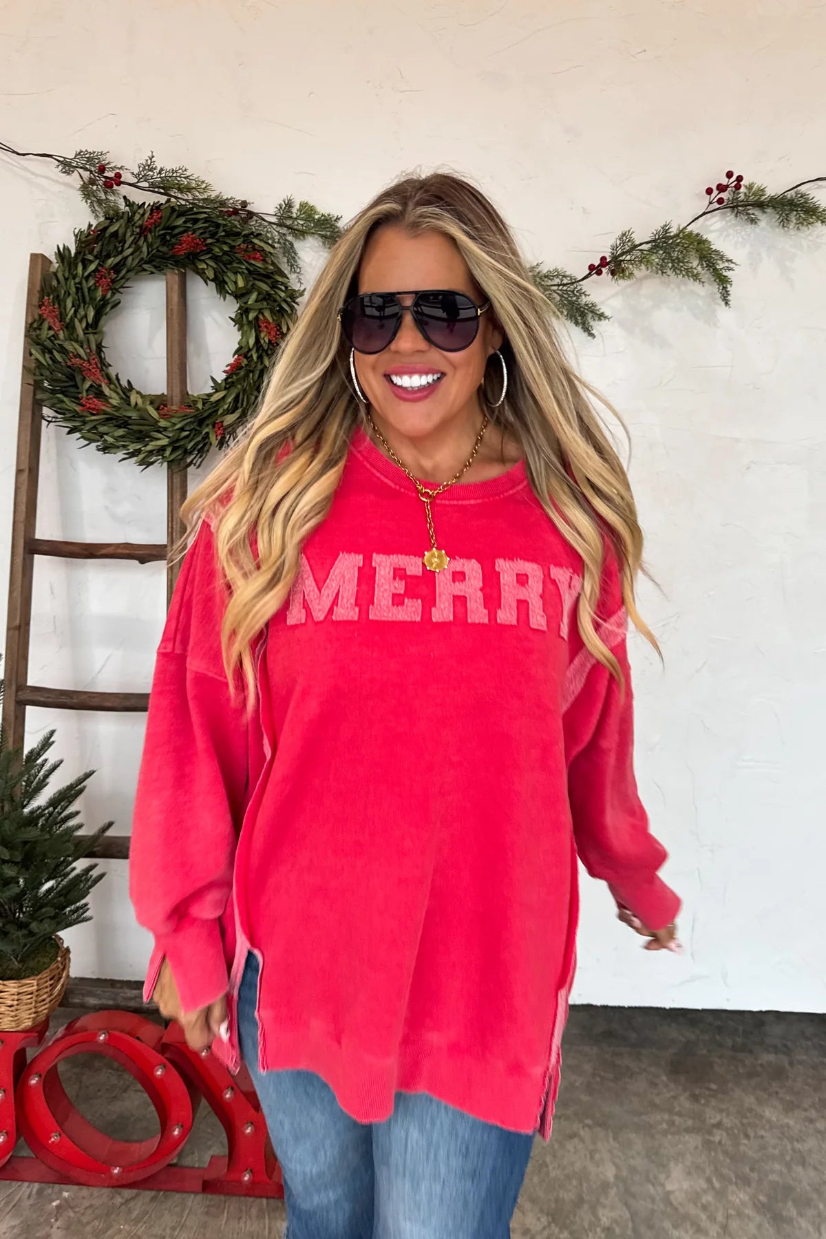 PREORDER Merry Classic Crew Pullover