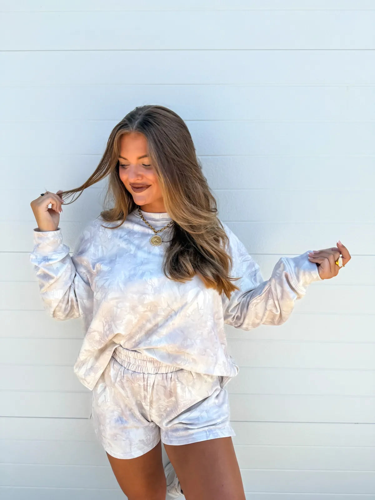 PREORDER The Butter Camo Set in Vanilla Cream
