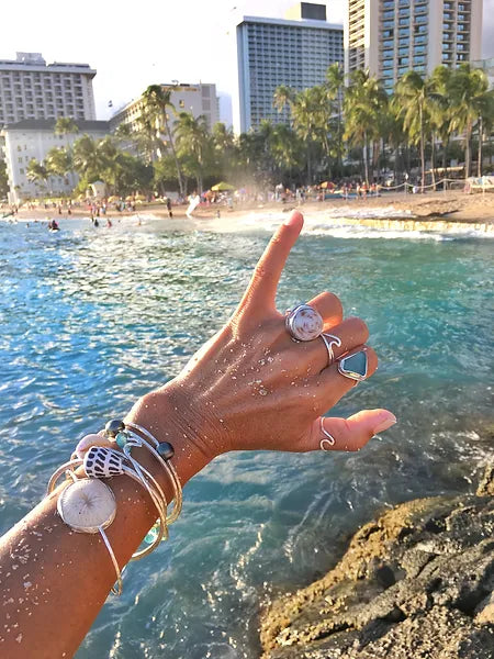 Puka Shell Ring