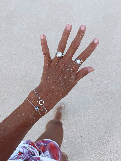 Mini Cat Eye Shell Ring