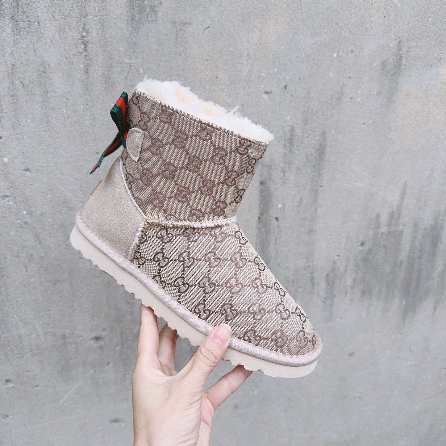 PREORDER Preppy Holiday Bows Mini Boots