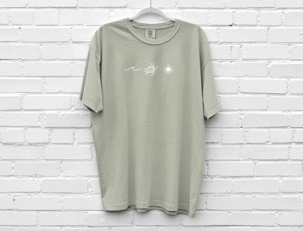 Wave Turtle Sunset Tee