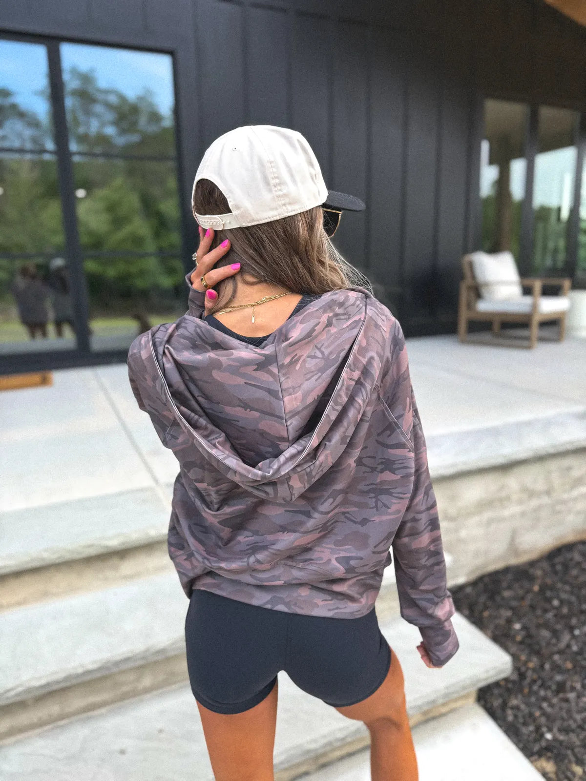 Preorder Smoked Oak Camo Summer Quarter Zip Pullover