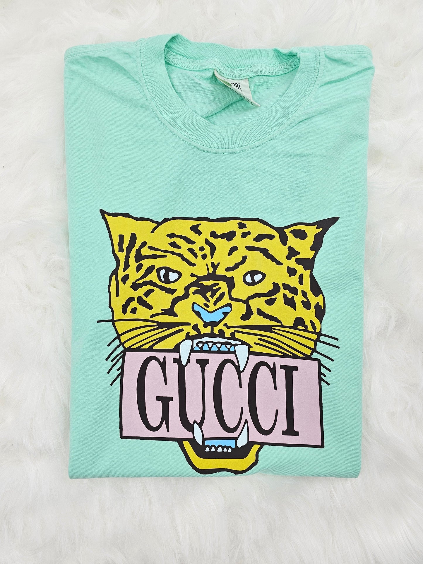 Preppy Pastel Tiger Tees