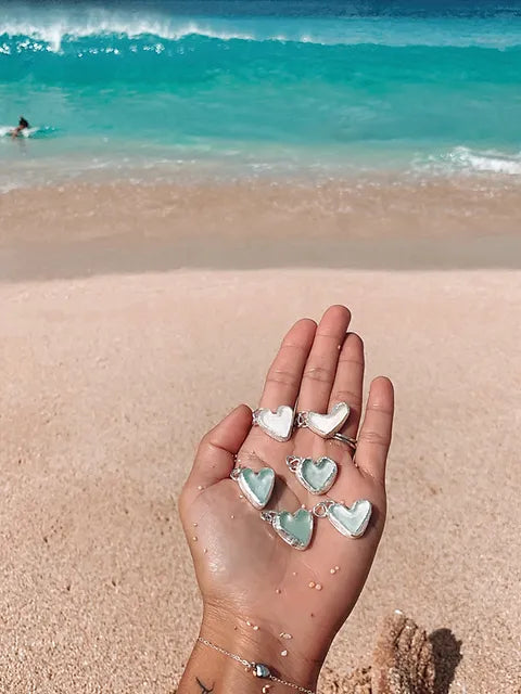 Seaglass Heart Necklace