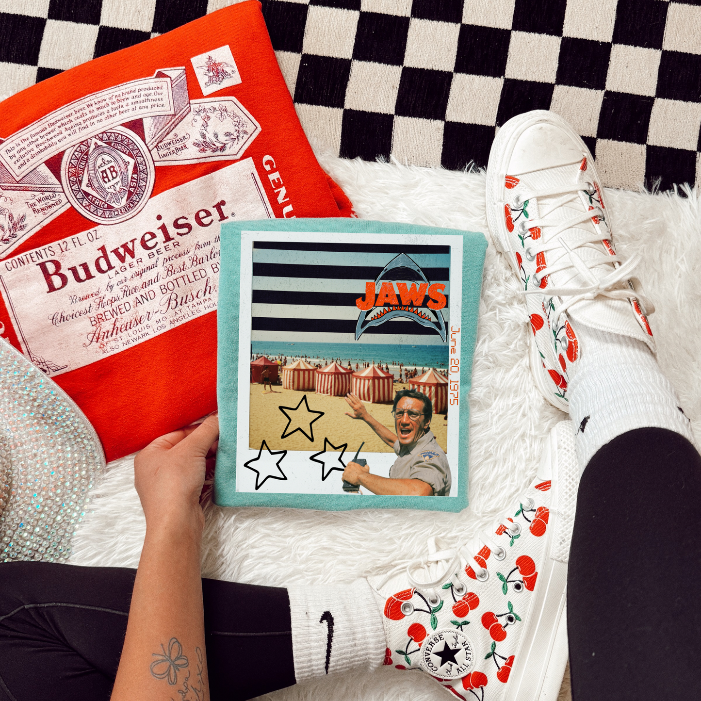 Jaws Stars and Stripes Tee