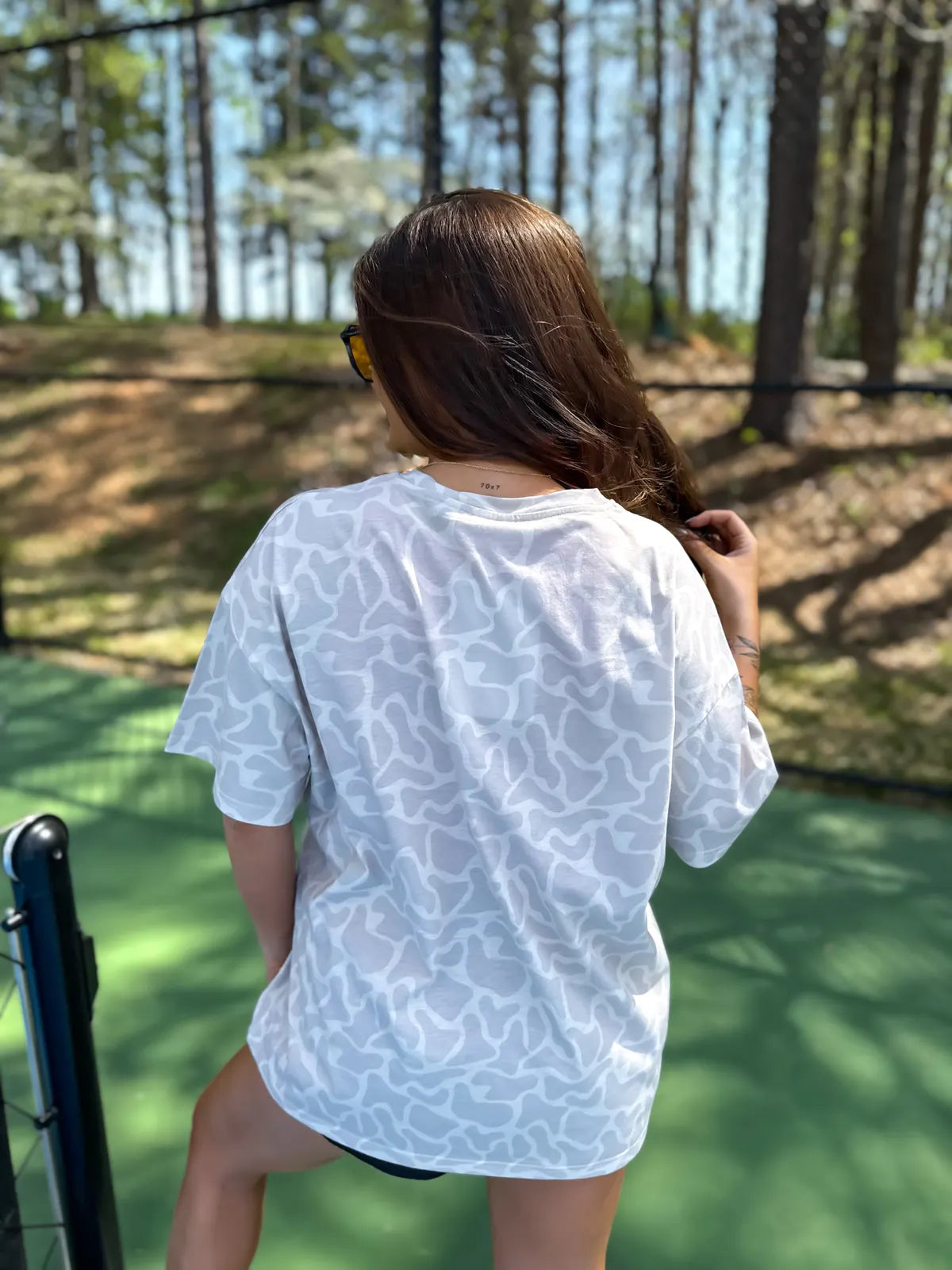 PREORDER Neutral Marsh Camo Oversized Tee