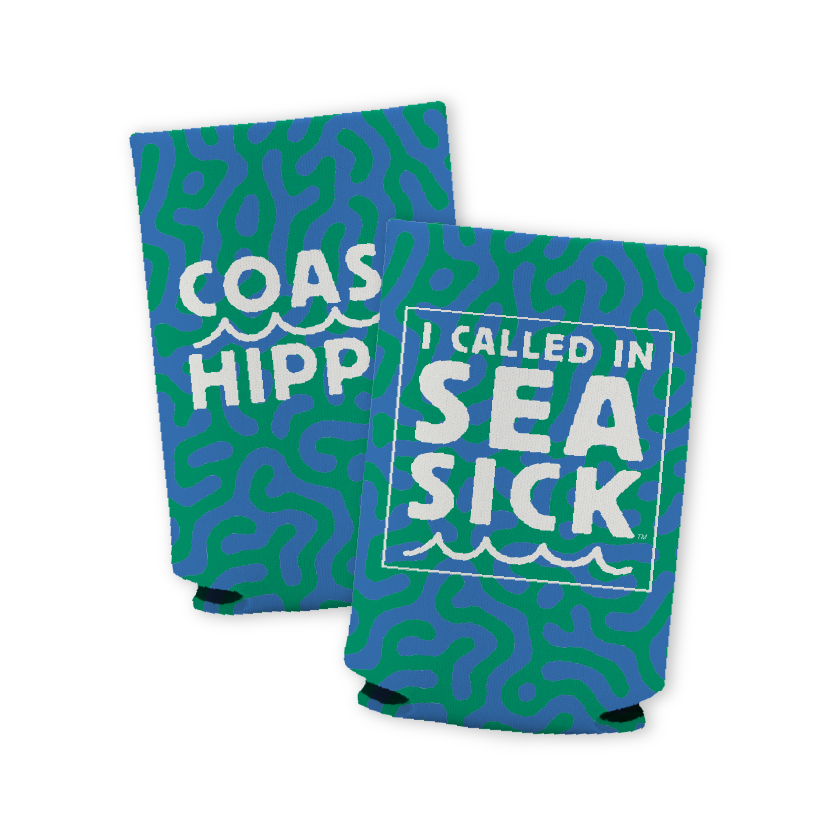Green Coral Sea Sick Koozie